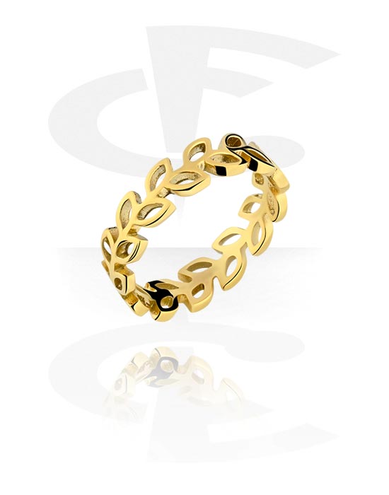Ringer, Midi Ring, Gold Plated Surgical Steel 316L