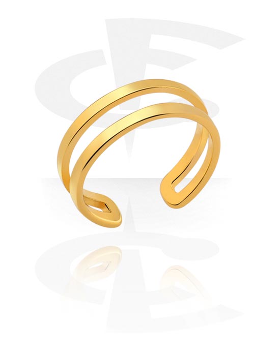 Ringer, Midi Ring, Gold Plated Surgical Steel 316L
