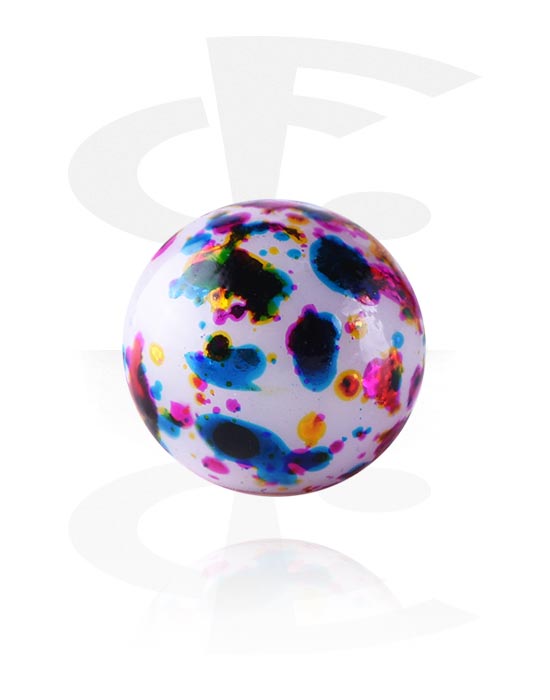 Balls, Pins & More, Ball for 1.6mm threaded pins (acrylic, various colors), Acrylic