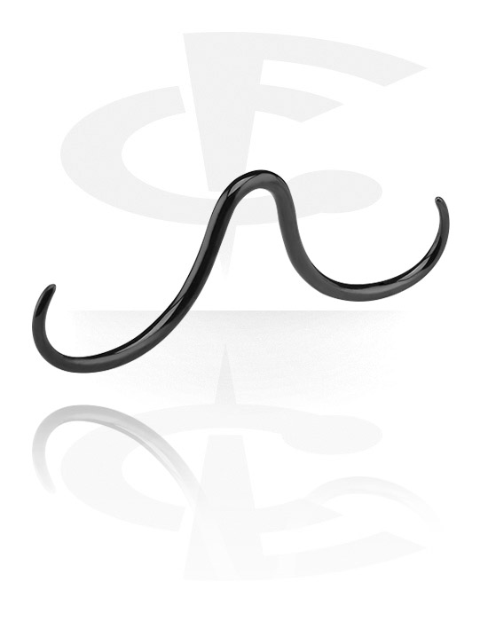 Piercing Rings, Septum, Black Surgical Steel 316L