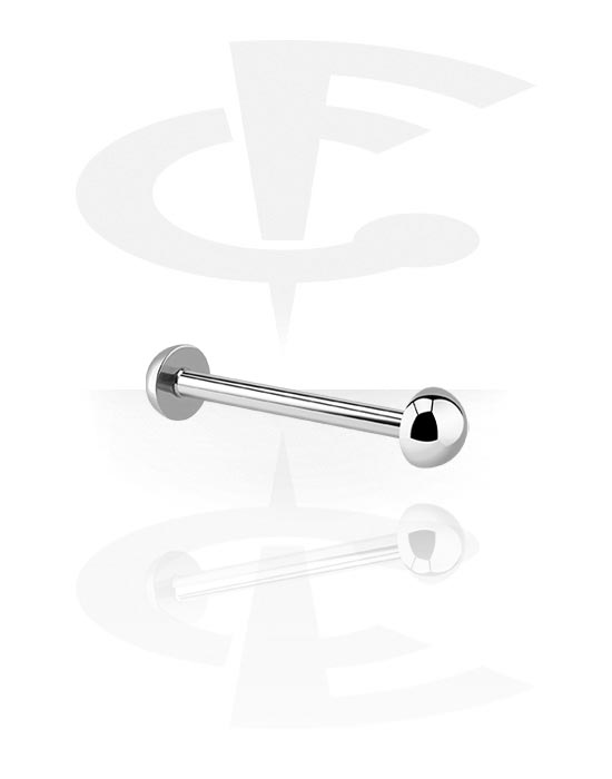 Barbells, Barbell with Half Balls, Surgical Steel 316L