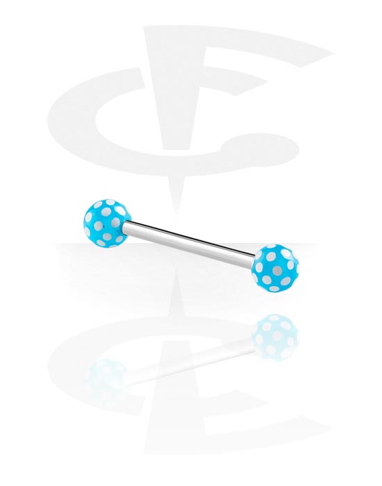Barbells, Barbell with Balls, Surgical Steel 316L ,  Acrylic