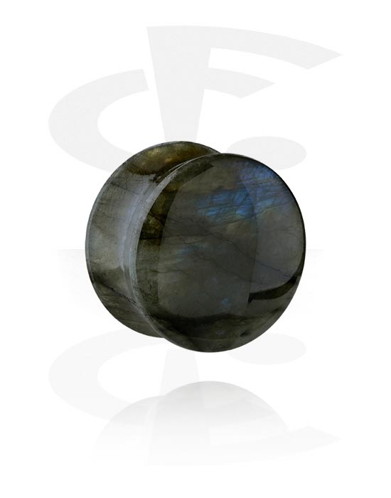 Tunele & plugi, Labradorite plug (stone), Kamień