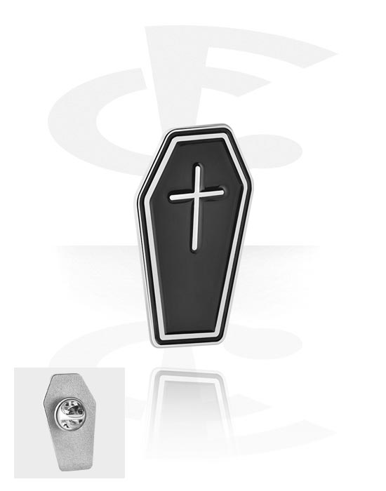 Odznaky, Pins s Coffin Design, Legovaná ocel