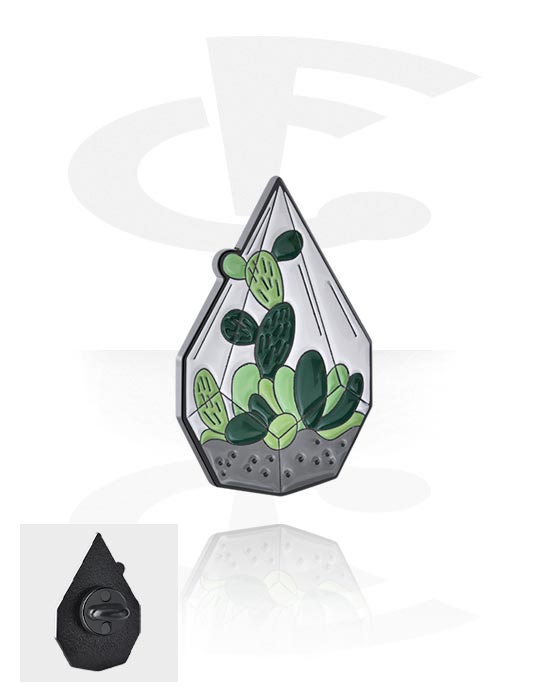 Odznaky, Pins s Cactus Design, Legovaná ocel