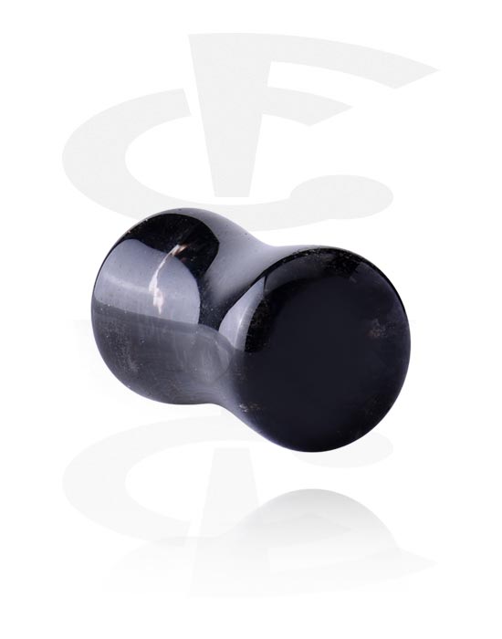 Tunnels & Plugs, Double flared plug (glass), Verre