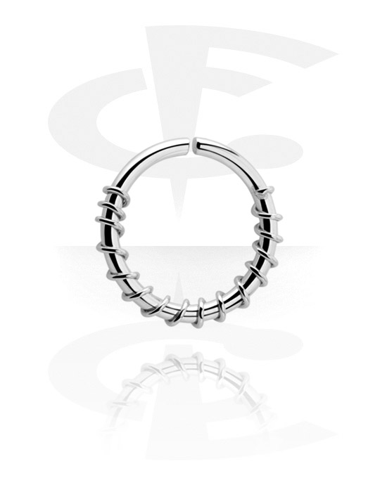 Renkaat, Continuous ring (surgical steel, silver, shiny finish), Kirurginteräs 316L