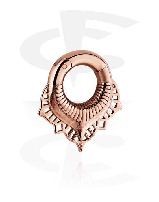 Korvapainot/Hangerit, Ear weight (stainless steel, rose gold, shiny finish), Ruusukultapinnoitteinen ruostumaton teräs 316L