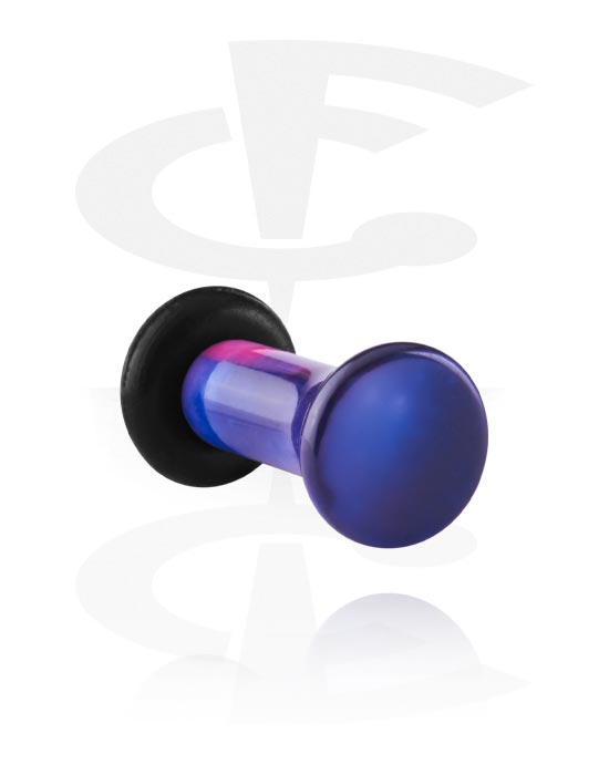 Tunele & plugi, Single flared plug (acrylic) z Galaxy Design i O-Ring, Akryl