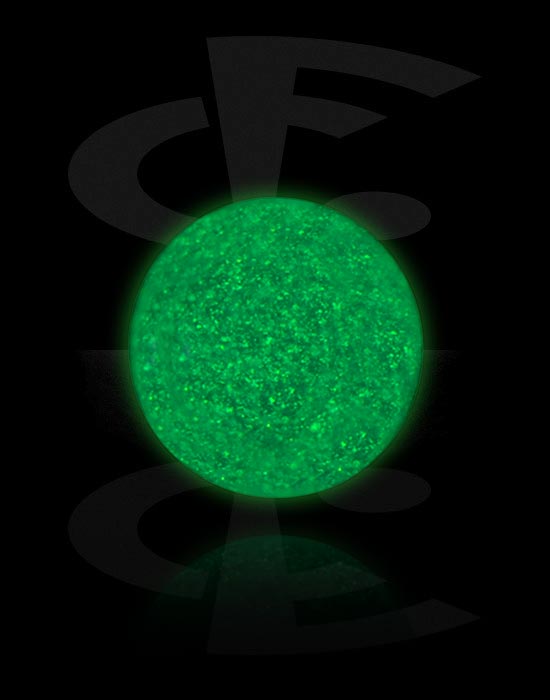 Balls, Pins & More, "Glow in the dark" ball for threaded pins (acrylic, various colors), Acrylic