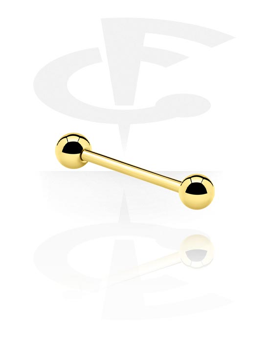 Barbells, Barbell, Gold Plated Surgical Steel 316L