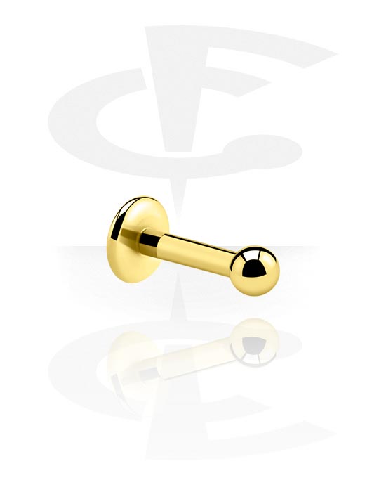 Labrets, Labret, Gold Plated Surgical Steel 316L