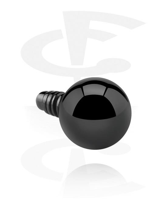 Kuličky, kolíčky a další, Ball for Internally Threaded Pin, Černá chirurgická ocel 316L