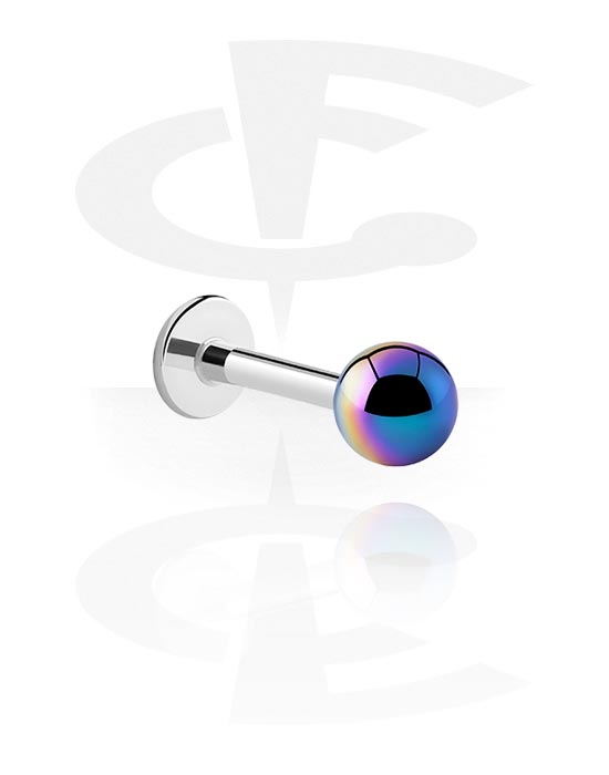 Labrety, Labret z anodised ball