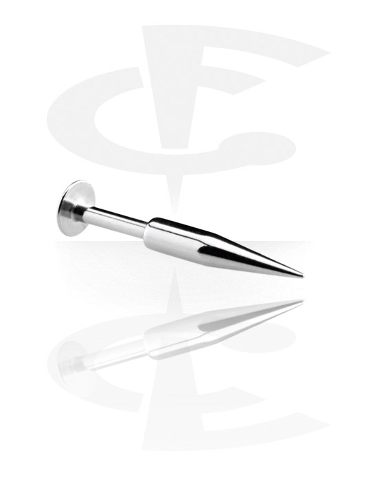 Labrets, Labret with Long Spike, Surgical Steel 316L