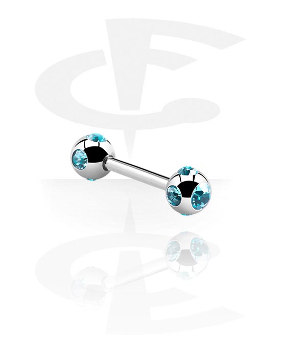 Barbeli, Barbell with Tiffany-Balls, Surgical Steel 316L