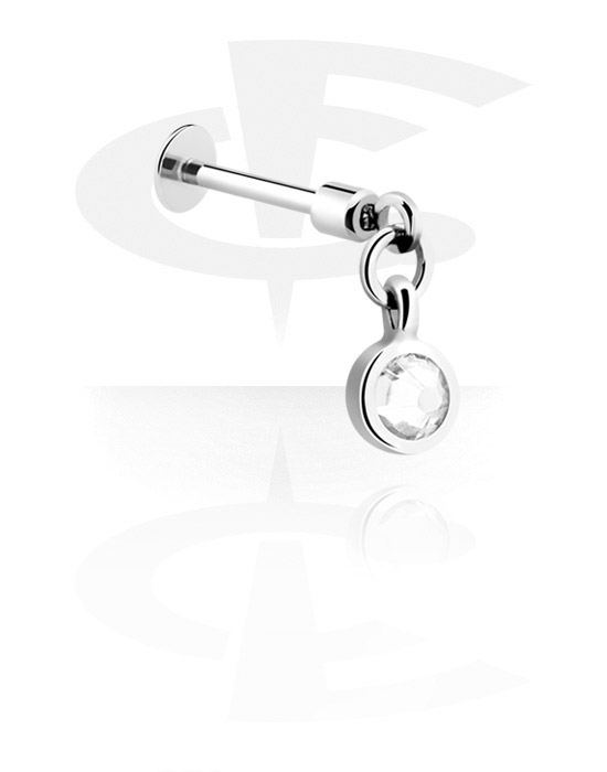 Labrety, Labret with Charm, Surgical Steel 316L