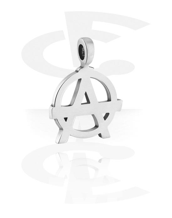 Pendants, Pendant with symbol "anarchy", Pewter