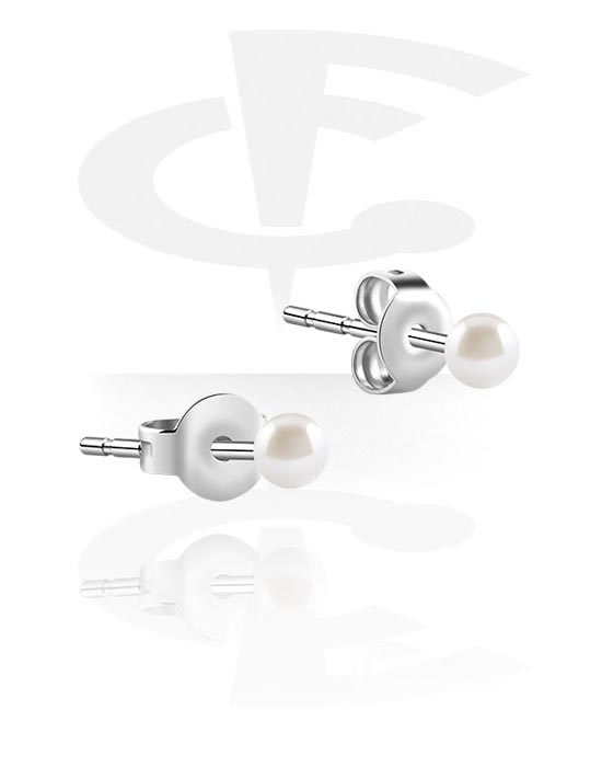 Earrings, Studs & Shields, Ear Studs, Surgical Steel 316L ,  Acrylic