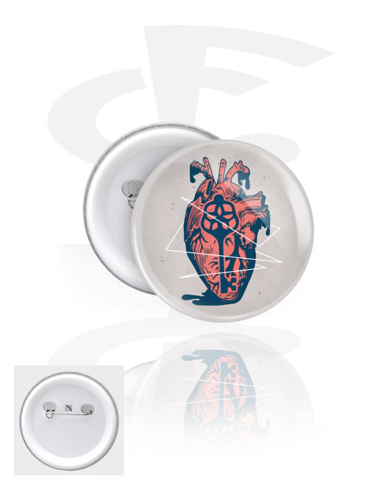 Buttons, Button i Heart Design, Pokositreni lim, Plastika