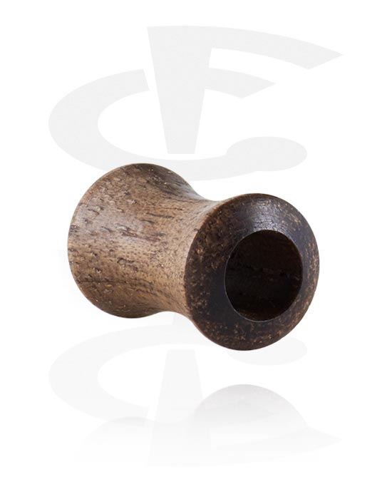 Tunnels & Plugs, Double flared tunnel (wood), Wood
