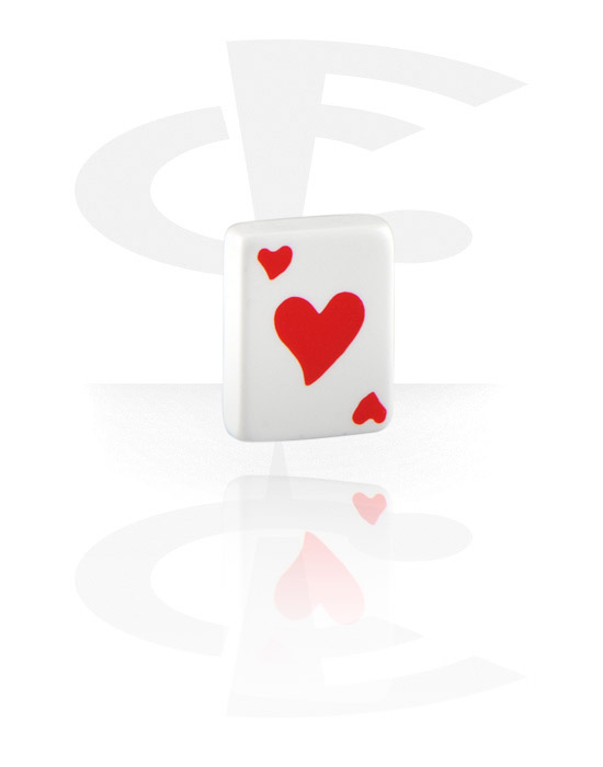 Balls, Pins & More, Hearts Playing Card, Acrylic