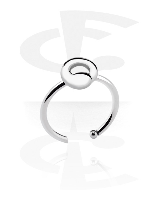 Medicinke i alkice za nos, Open nose ring (surgical steel, silver, shiny finish), Kirurški čelik 316L