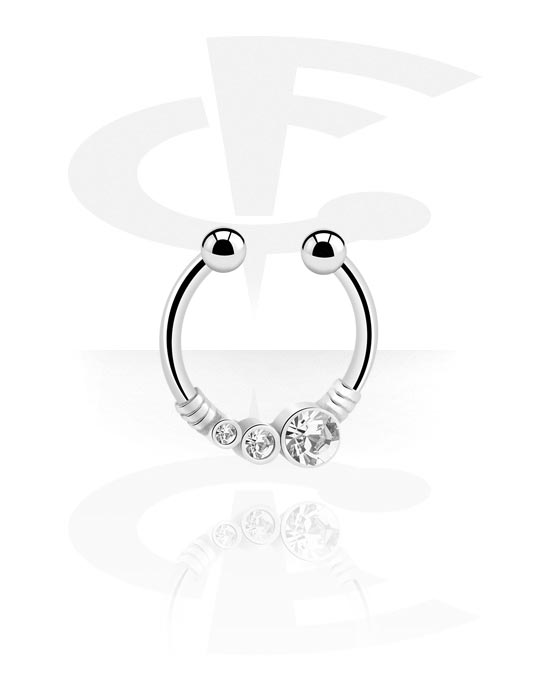 Lažni piercing nakit, Fake septum, Kirurški čelik 316L