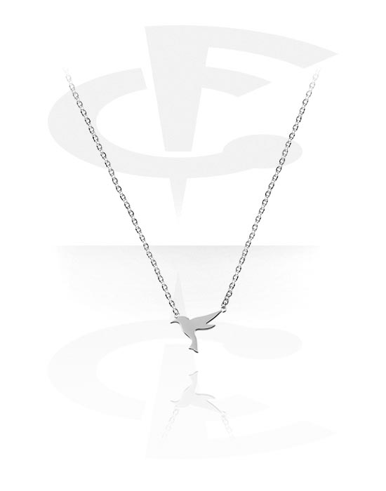 Necklaces, Necklace with bird design, Surgical Steel 316L