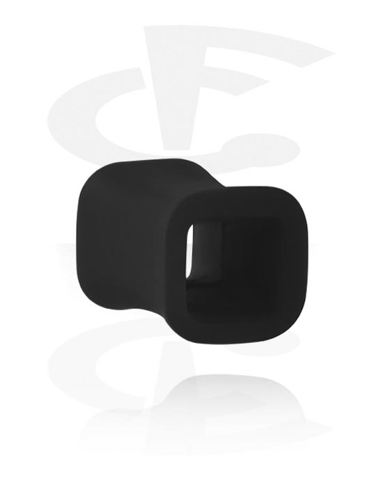 Tunely & plugy, Squared Plug (silicone, various colours), Silikón