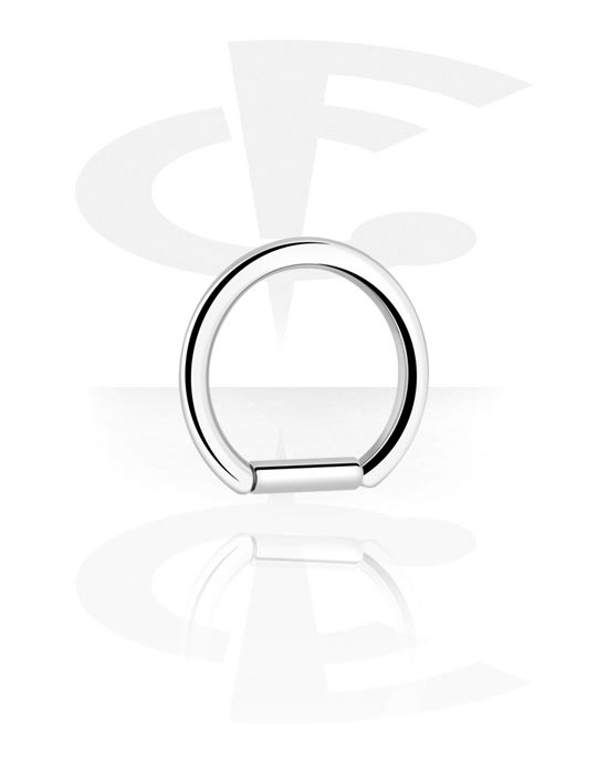 Piercingringar, Bar closure ring (titanium, shiny finish), Titan