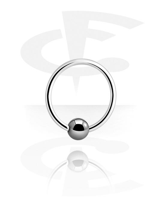 Renkaat, Ball closure ring (titanium, shiny finish), Titaani