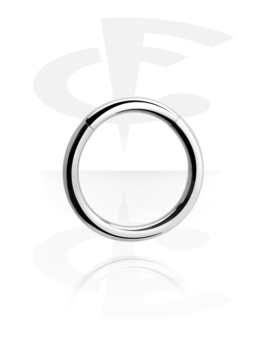 Inele piercing, Segment ring (titanium, shiny finish), Titan
