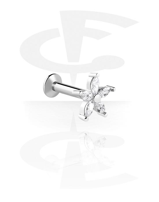 Labrets, Internally Threaded Labret, Surgical Steel 316L
