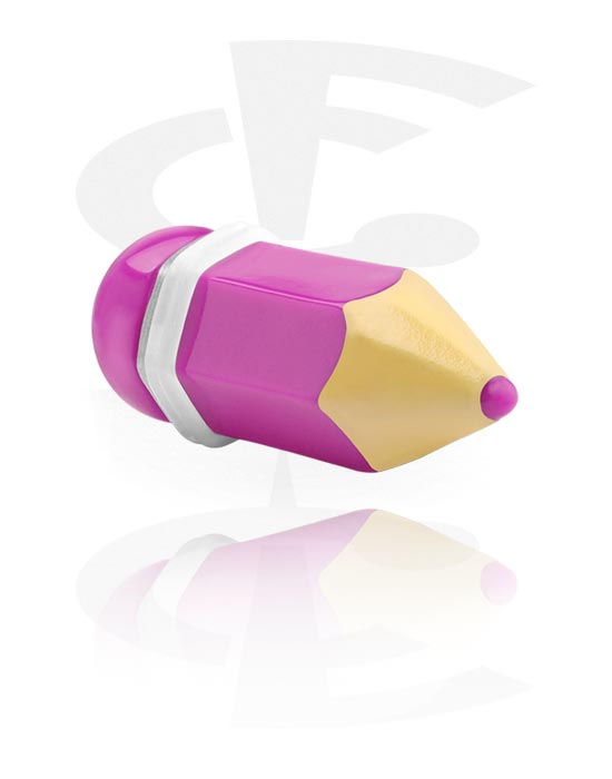 Tunneler & plugger, Pen-shaped plug (acrylic) med O-Ring, Acrylic