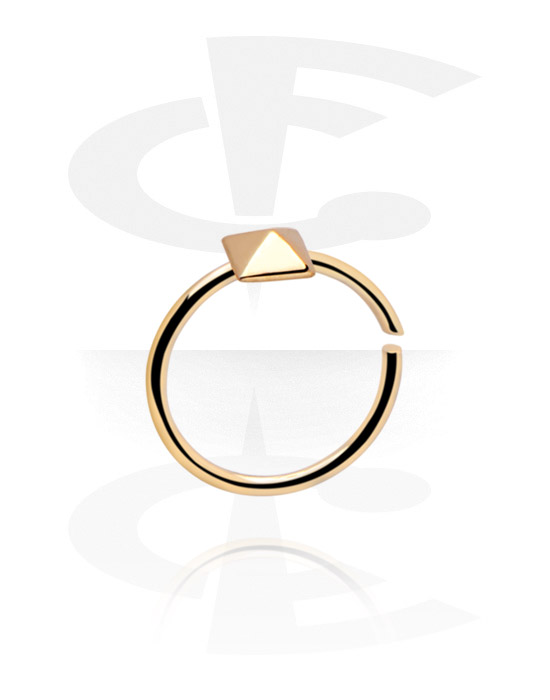 Pírsingové krúžky, Continuous ring (zircon steel, shiny finish), Zirkónová oceľ
